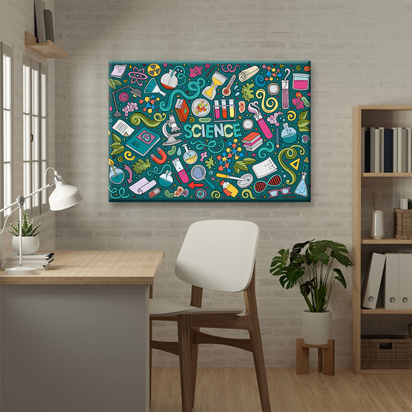 Fen Bilimleri Eğitim Kanvas Tablosu 10372