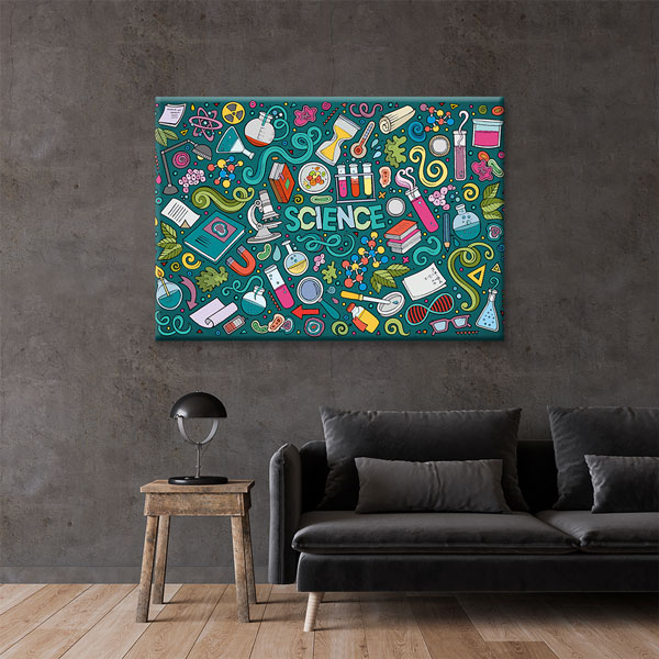 Fen Bilimleri Eğitim Kanvas Tablosu 10372