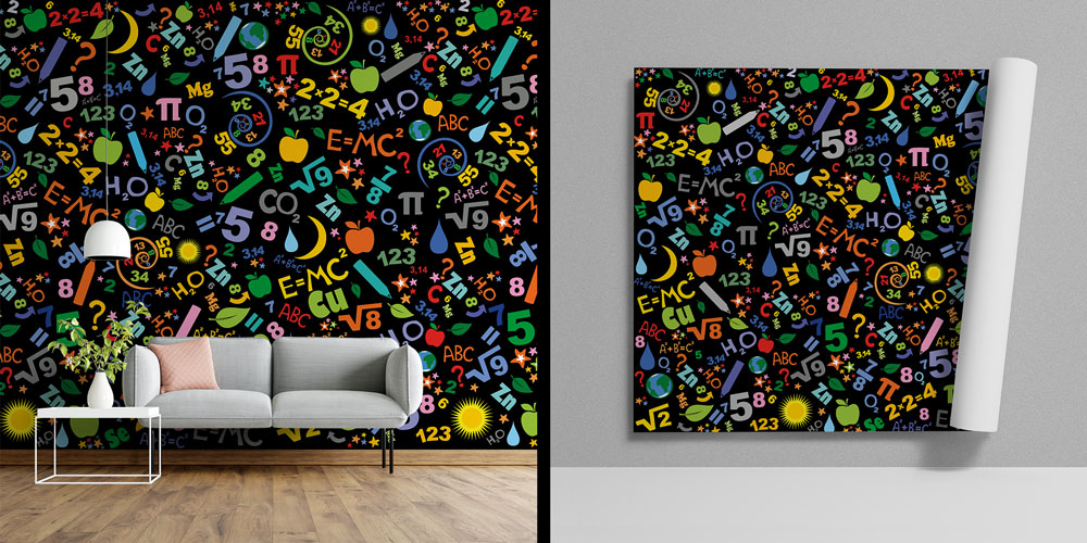 science-class-wallpaper-10325-01 Eğitim ve Bilim Temalı Duvar Kağıdı - Eğitim Kurumları için Sanatsal Duvar Giydirme 10325