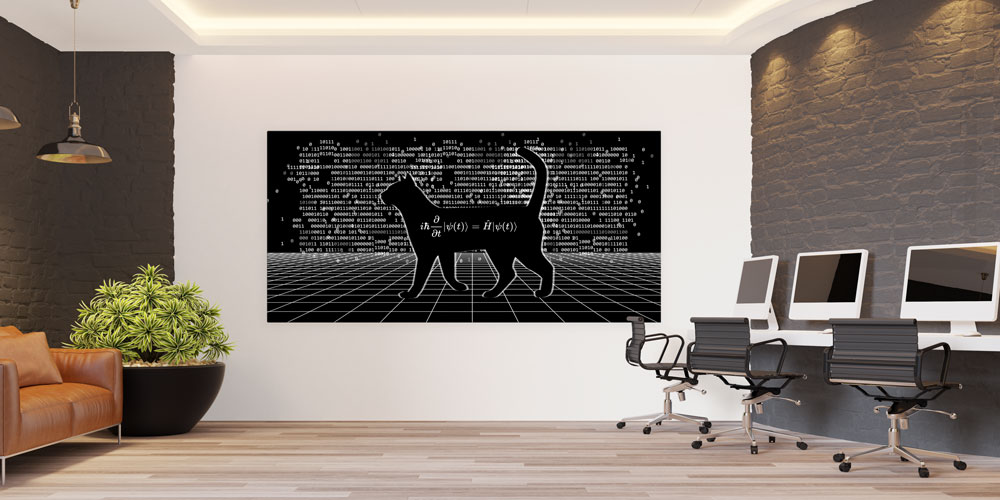 science-room-wall-decor-7822-05 Schrödinger’in Kedisi ve Kuantum Denklemi Temalı Bilim Duvar Sanatı 7822