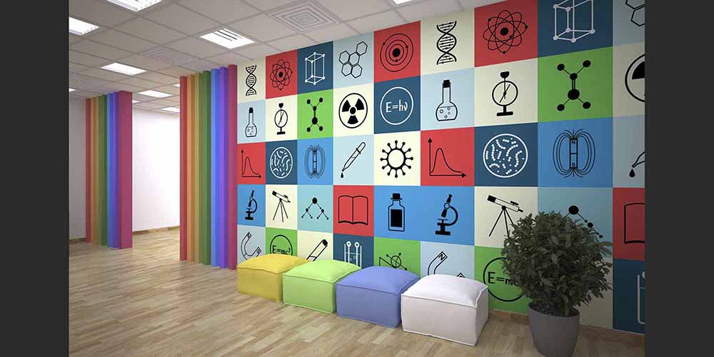 Bilimsel Semboller Duvar Kağıdı - Eğitim ve Araştırma İçin Görsel Destek 1125