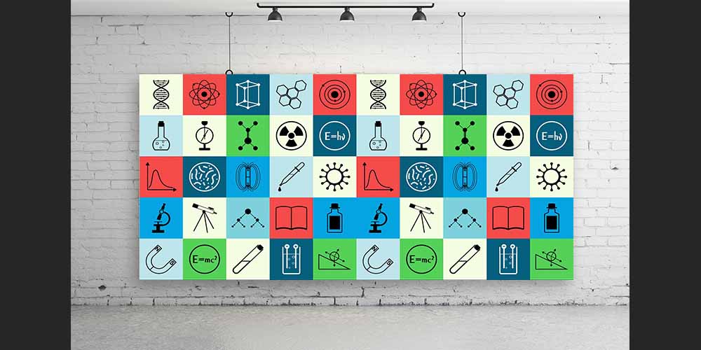 Bilimsel Semboller Duvar Kağıdı - Eğitim ve Araştırma İçin Görsel Destek 1125
