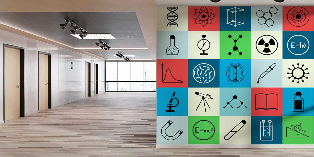 Bilimsel Semboller Duvar Kağıdı - Eğitim ve Araştırma İçin Görsel Destek 1125