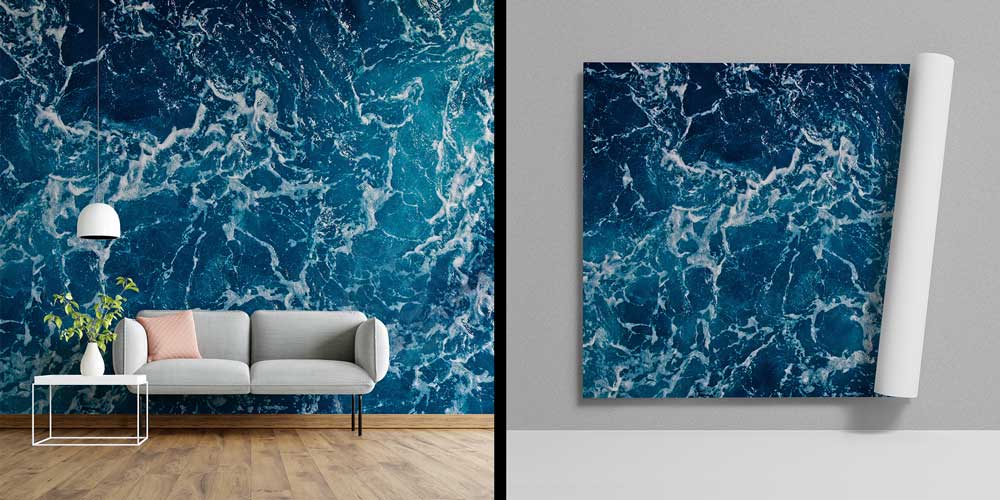 Dalgaların Gücü Deniz Manzaralı Duvar Kağıdı 12773