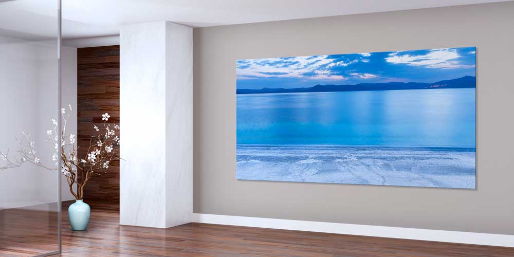 Minimal Deniz Ufku ve Sakin Su Yüzeyi Manzaralı Büyük Ebat Duvar Dekor Ürünü 11903