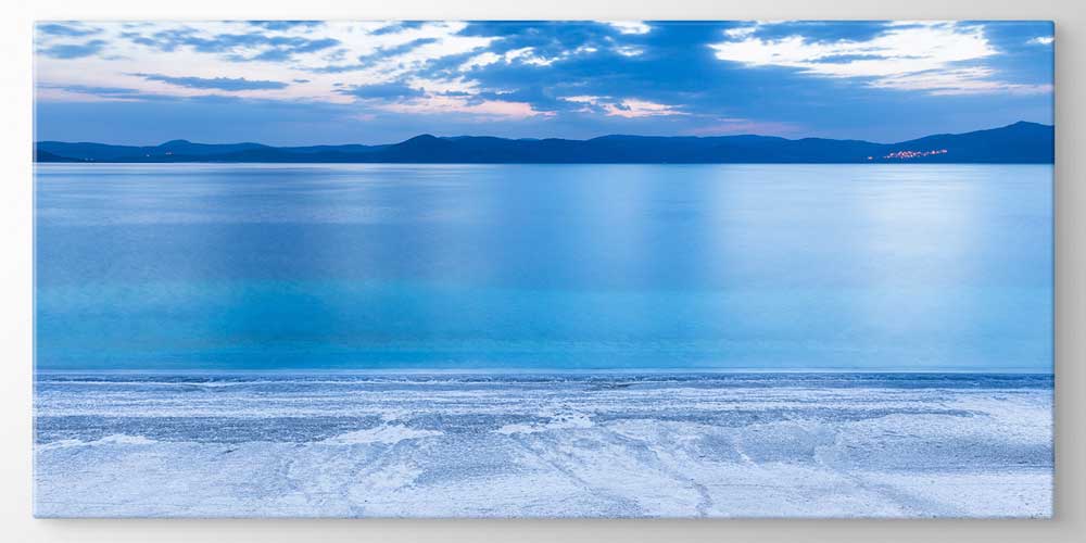 Minimal Deniz Ufku ve Sakin Su Yüzeyi Manzaralı Büyük Ebat Duvar Dekor Ürünü 11903