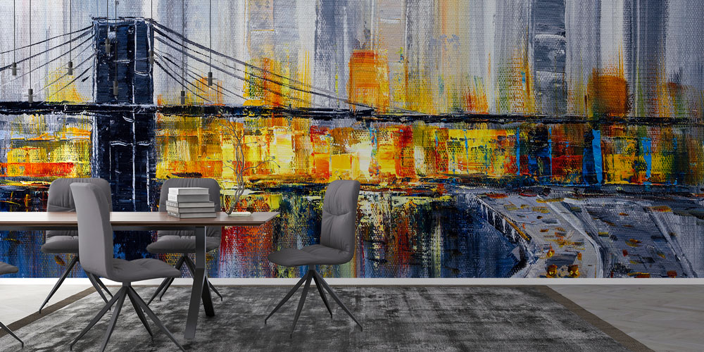 sehir-emlak-duvar-kagidi-5577-04 Köprü ve Şehir Işıkları Temalı Duvar Kağıdı 5577