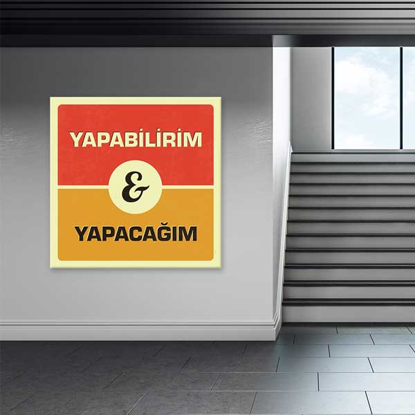 "Yapabilirim & Yapacağım" Motivasyon Posteri – 4089