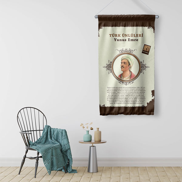 Yunus Emre Duvar Flaması 8172
