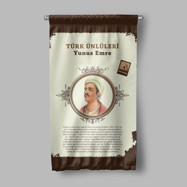 Yunus Emre Duvar Flaması 8172