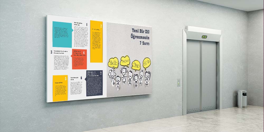 Yeni Bir Dil Öğrenmenin 7 Sırrı Eğitim Posteri - Sınıf Duvar Kağıdı 3024