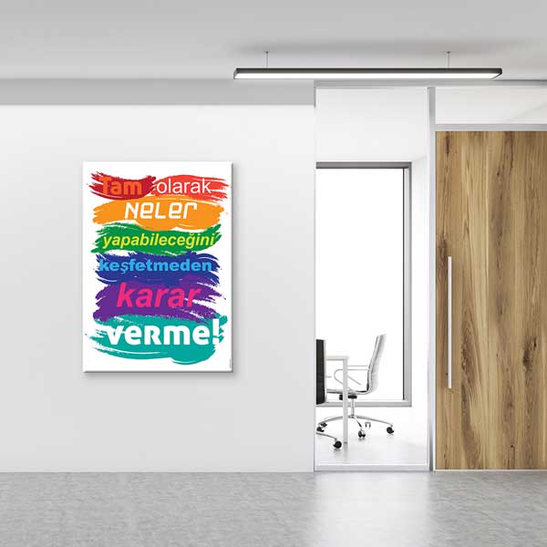 "Potansiyelini Keşfet" Karar Verme Motivasyon Tablosu – B-952