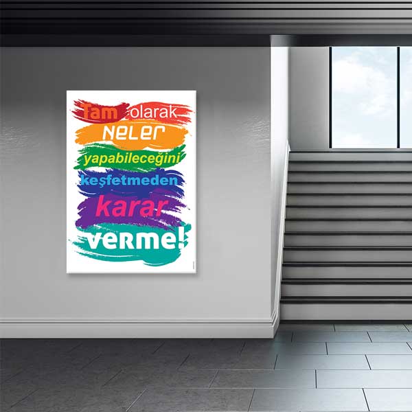 "Potansiyelini Keşfet" Karar Verme Motivasyon Tablosu – B-952