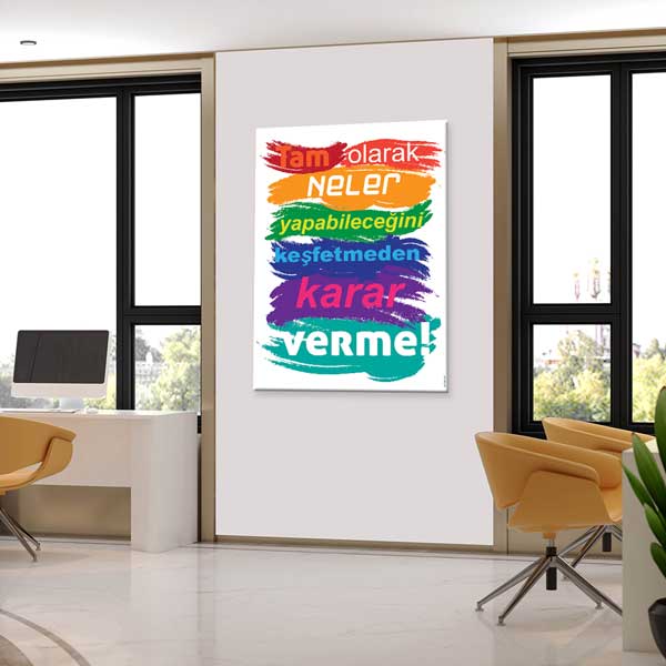 "Potansiyelini Keşfet" Karar Verme Motivasyon Tablosu – B-952