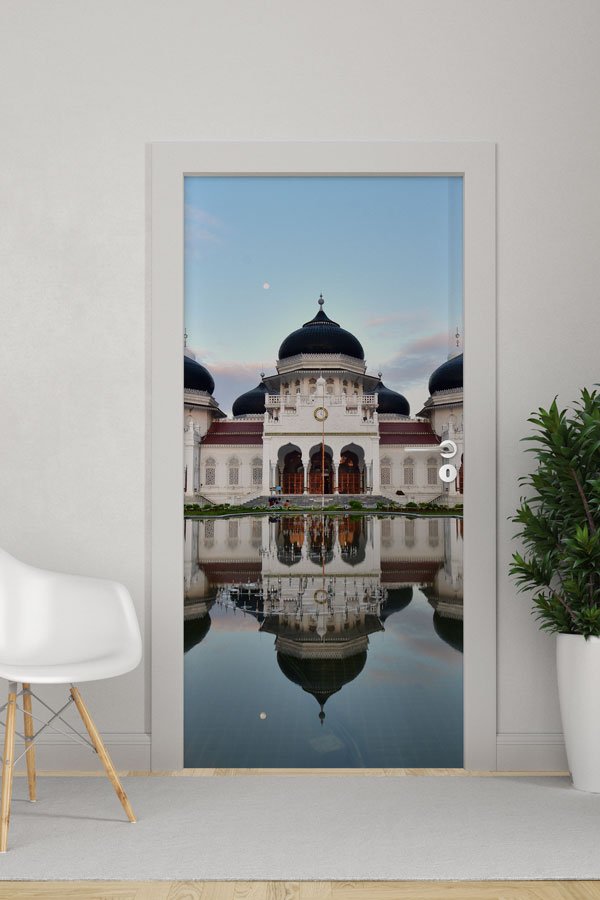 Banda Aceh Baiturrahman Ulu Camii Kapı Giydirme 9584