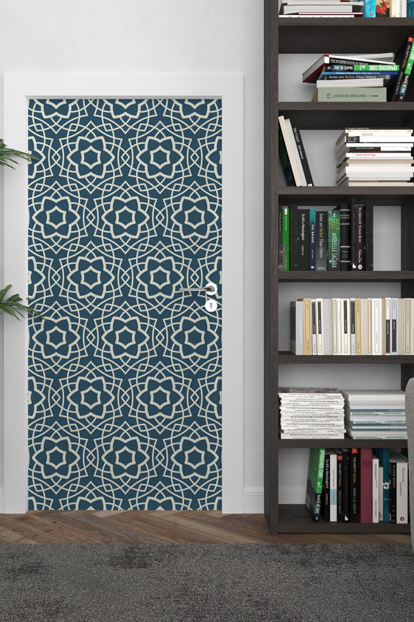 sinif-kapi-giydirme-9530-02 Kapı Giydirme - Geometrik Desenli 9530