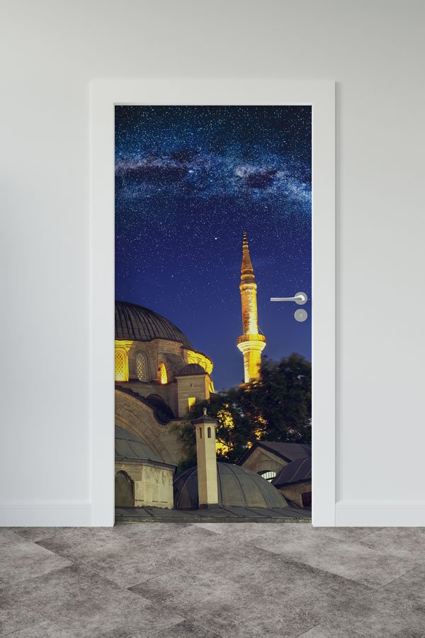 Türkiye Camileri Kapı Giydirme Dekoratif Baskı 9613