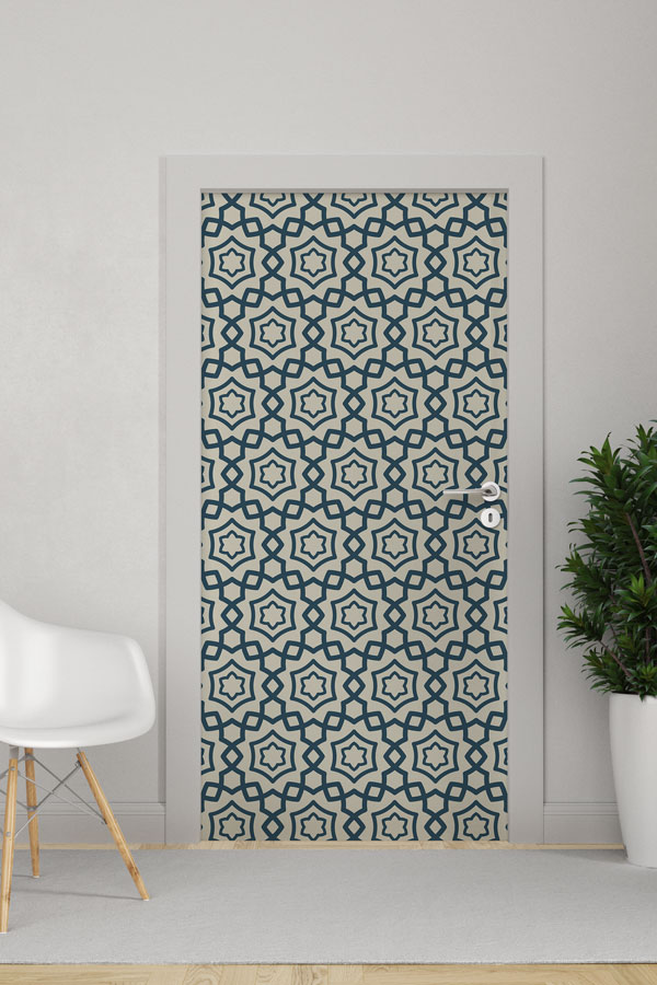 Kapı Giydirme - Yıldız Desenli 9531