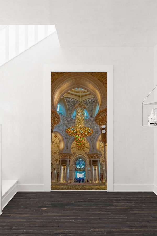 Şeyh Zayed Camii İç Tasarımı Kapı Giydirme 9571
