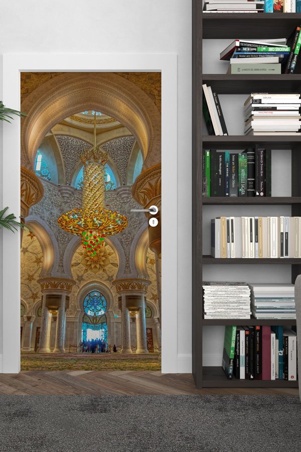 Şeyh Zayed Camii İç Tasarımı Kapı Giydirme 9571