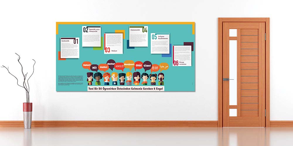 Yeni Bir Dil Öğrenirken Üstesinden Gelmeniz Gereken 6 Engel Posteri 3023