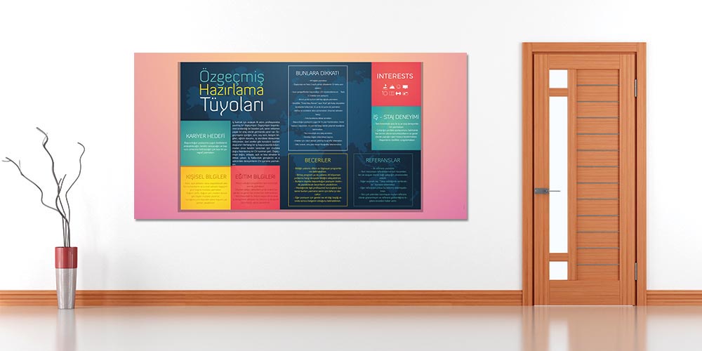 Özgeçmiş Hazırlama Tüyoları Sınıf Panosu 3287