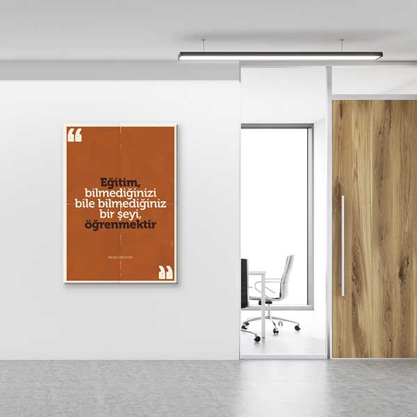 "Bilmediğini Öğrenmek" Eğitim ve Bilgi Motivasyon Tablosu – B-938