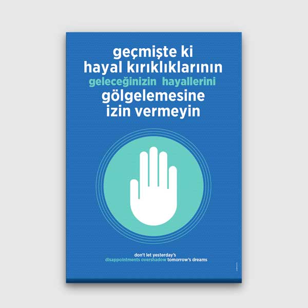 "Gelecek Hayallerini Gölgeleme" Motivasyon Tablosu – B-944