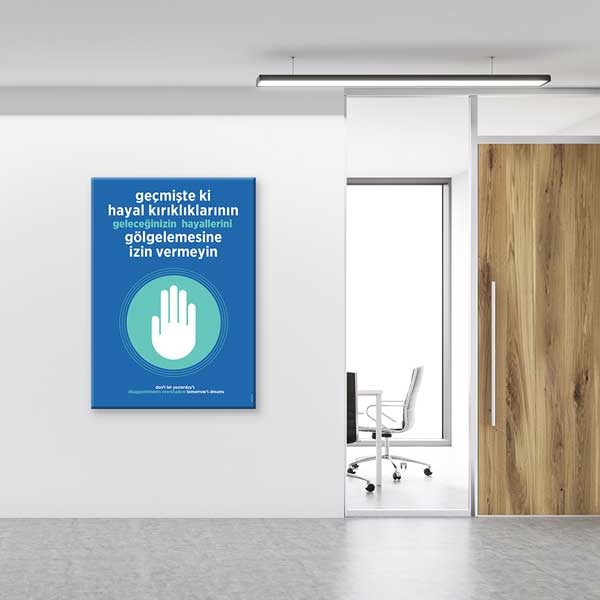 "Gelecek Hayallerini Gölgeleme" Motivasyon Tablosu – B-944