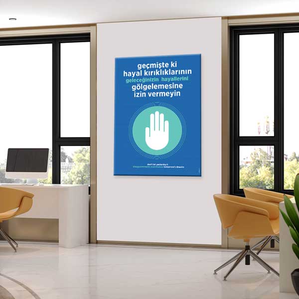 "Gelecek Hayallerini Gölgeleme" Motivasyon Tablosu – B-944
