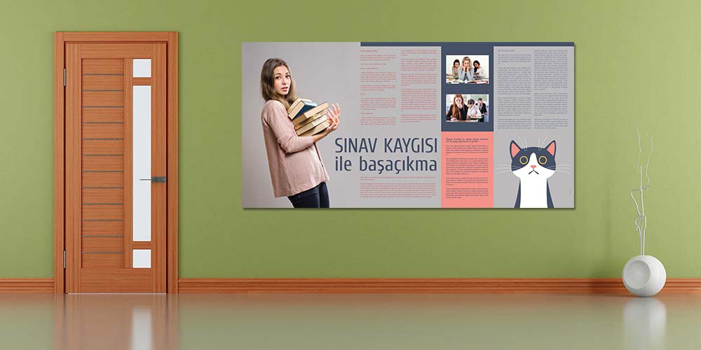 Sınav Kaygısı ile Başa Çıkma Rehberi Posteri 3034