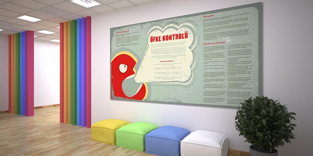 sinif-suslemeleri-3052-09 Öfke Kontrolü Bilgilendirme ve Motivasyon Posteri 3052