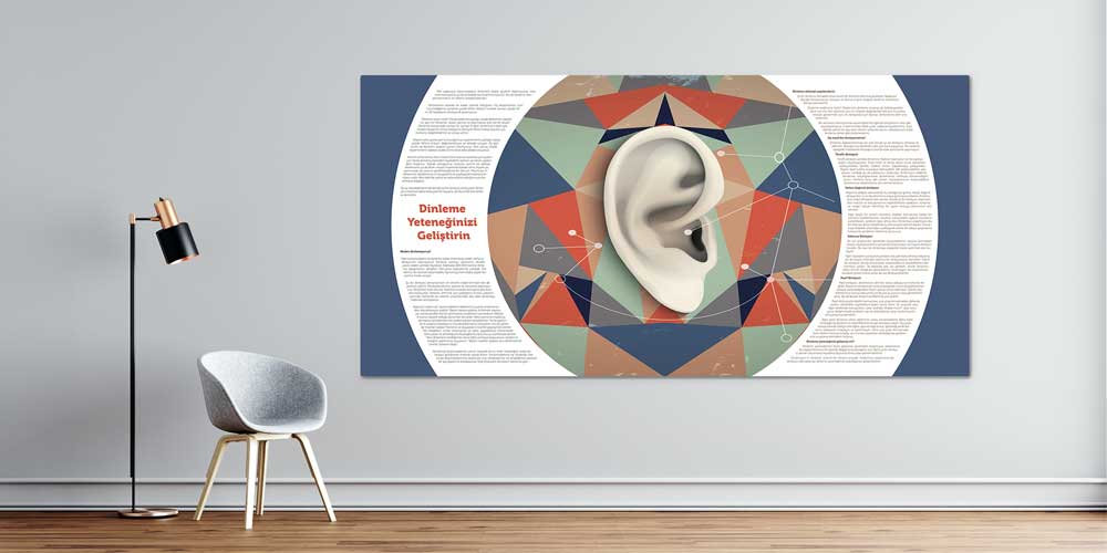 Dinleme Yeteneğinizi Geliştirin Duvar Dekoru 3083