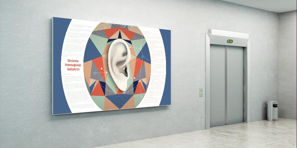 Dinleme Yeteneğinizi Geliştirin Duvar Dekoru 3083