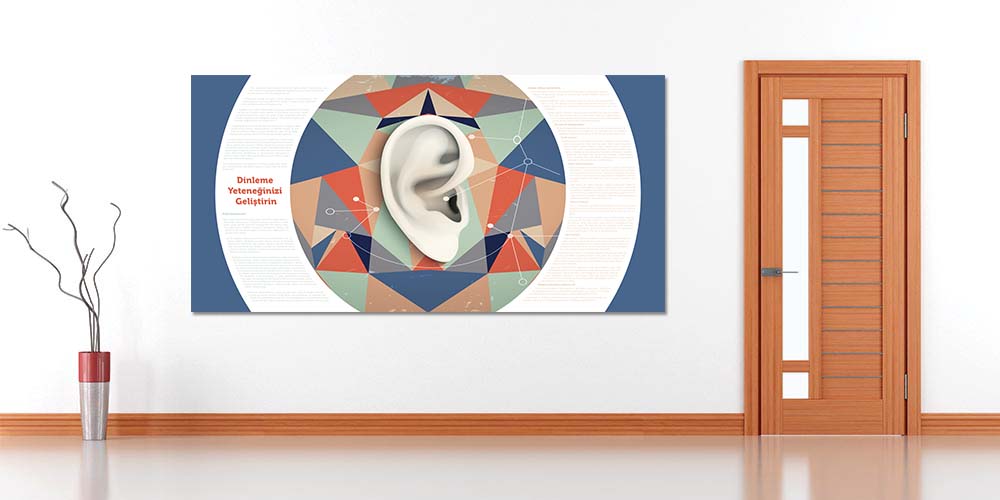 Dinleme Yeteneğinizi Geliştirin Duvar Dekoru 3083