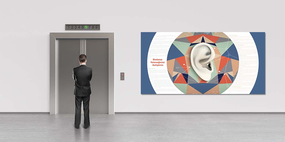 Dinleme Yeteneğinizi Geliştirin Duvar Dekoru 3083