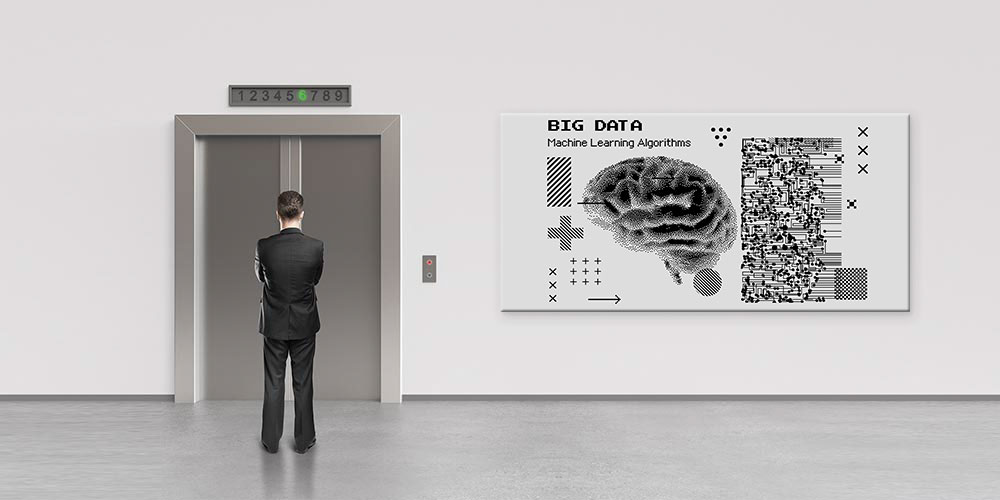 Big Data ve Makine Öğrenimi Algoritmaları Temalı Büyük Ebat Duvar Dekoru – 7788-DK