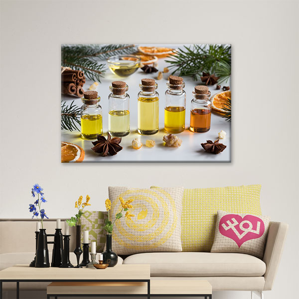 Aromaterapi Yağları Kanvas Tablo – 5909