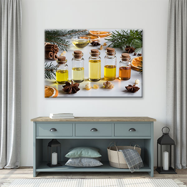 Aromaterapi Yağları Kanvas Tablo – 5909