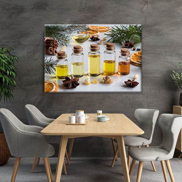 Aromaterapi Yağları Kanvas Tablo – 5909