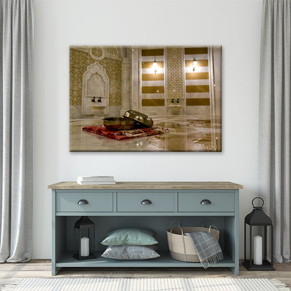 Otantik Hamam Atmosferi Kanvas Tablo – 5916