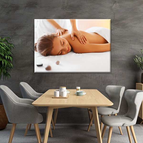 Rahatlatıcı Masaj Spa Kanvas Tablo – 5923
