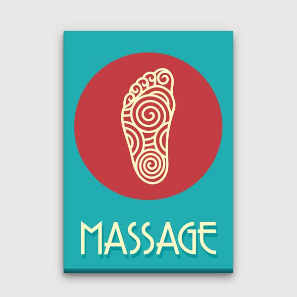 Refleksoloji Masaj Spa Kanvas Tablo – 5934