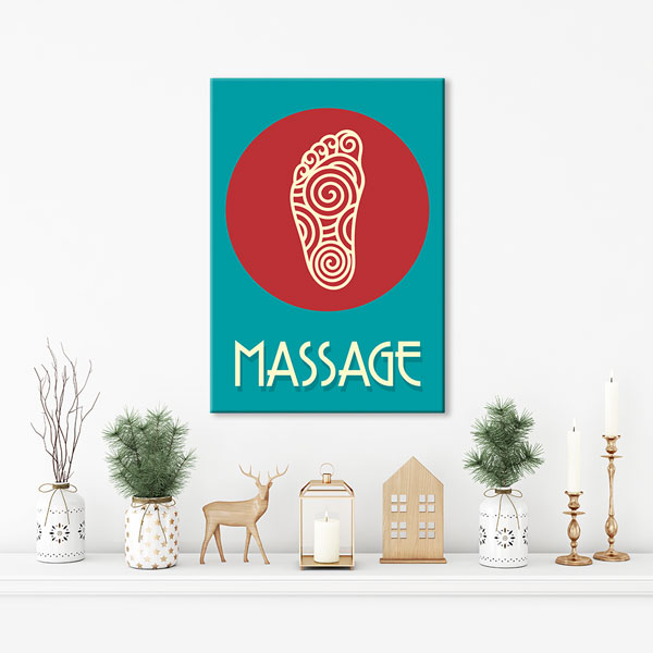Refleksoloji Masaj Spa Kanvas Tablo – 5934