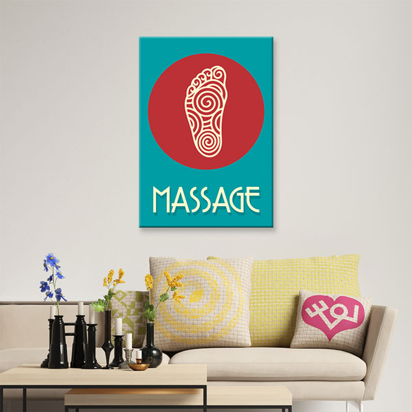 Refleksoloji Masaj Spa Kanvas Tablo – 5934