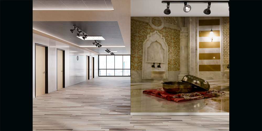Otantik Hamam Tasarımlı Spa Duvar Kağıdı 5941