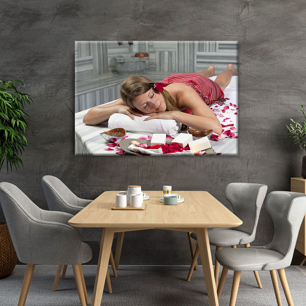 Hamam Spa Rahatlama Ritüeli Kanvas Tablo – 5919