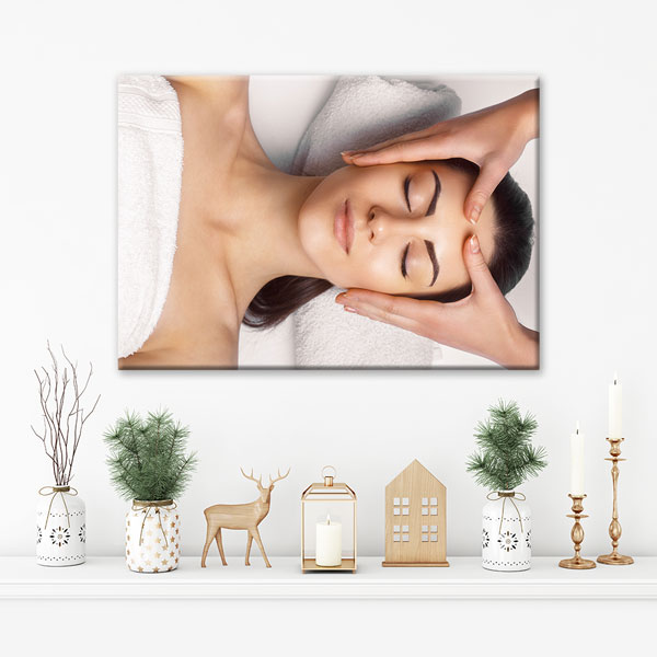Yüz Masajı Spa Ritüeli Kanvas Tablo – 5921