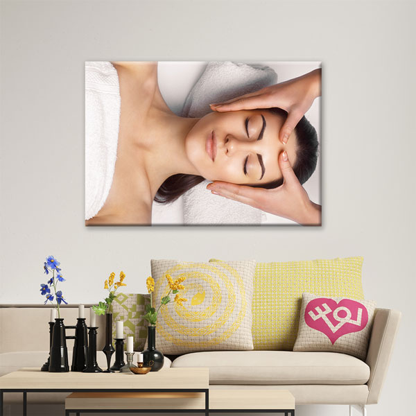 Yüz Masajı Spa Ritüeli Kanvas Tablo – 5921