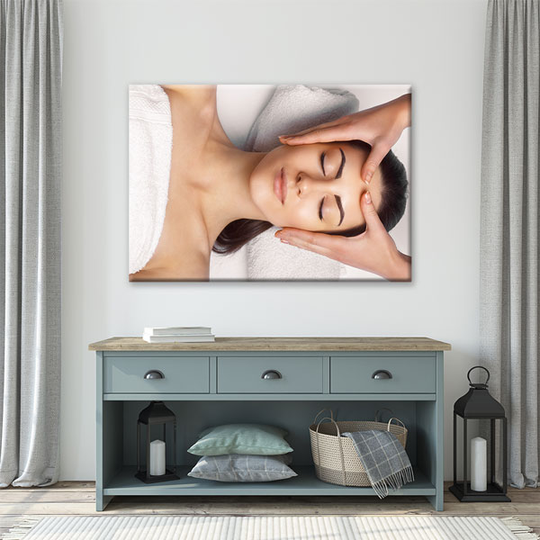 Yüz Masajı Spa Ritüeli Kanvas Tablo – 5921